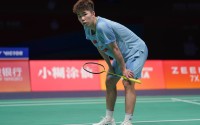 （体育）羽毛球——亚锦赛：翁泓阳无缘男单四强